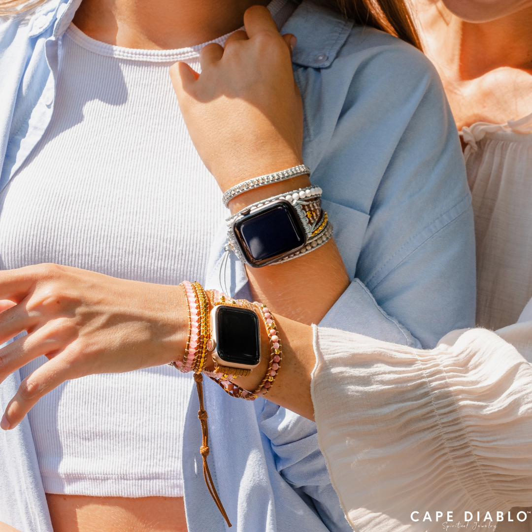 Golden Rose Quartz Apple Watch Strap