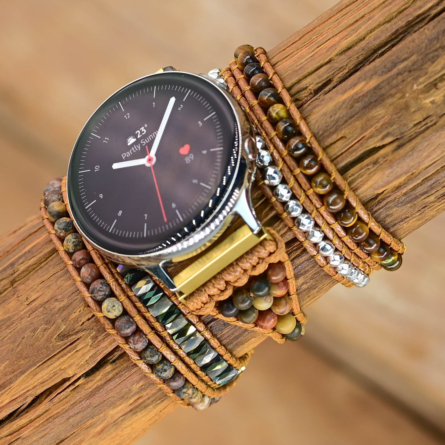 Samsung Galaxy Tiger's Eye Watch Strap