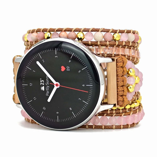 Samsung Galaxy Golden Rose Quartz Watch Strap