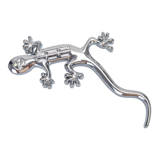 Gecko 8 LED Solar Power Flash Alarm Light Auto Sticker Decoration