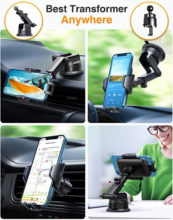 Cell Phone Holder Car Dash Windshield Air Vent Stand