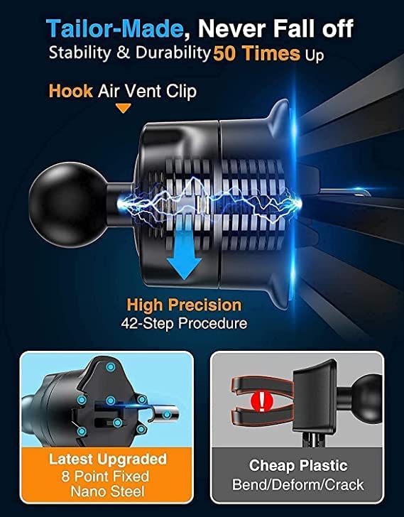 Cell Phone Holder Car Dash Windshield Air Vent Stand
