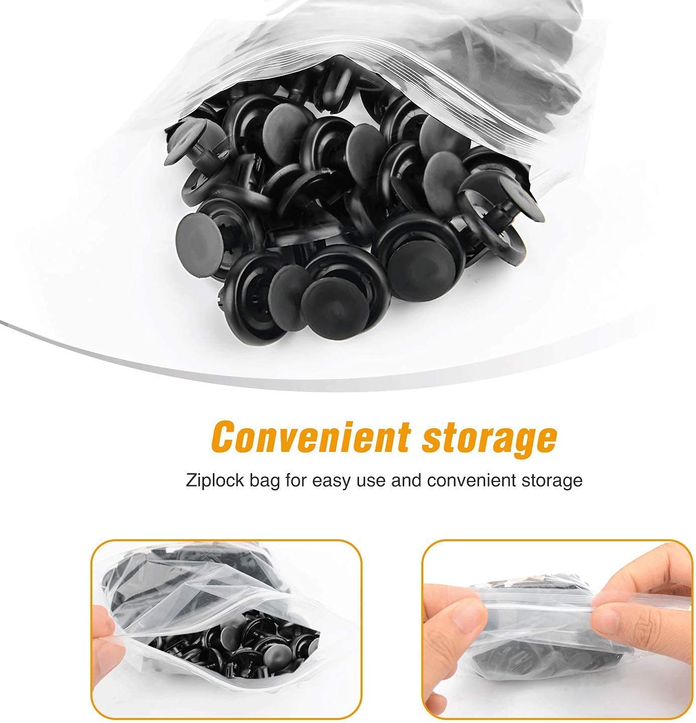 100 Pcs 100pcs Type Retainer Splash Shield Clips 90467-07201 Replacement