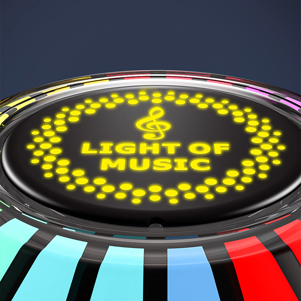 Auto RGB Neon El Interior Lights Music Rhythm Flash Lamp Sticker